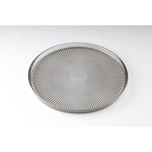 Novel SERVÍROVACÍ PODNOS, sklo, 21 cm
