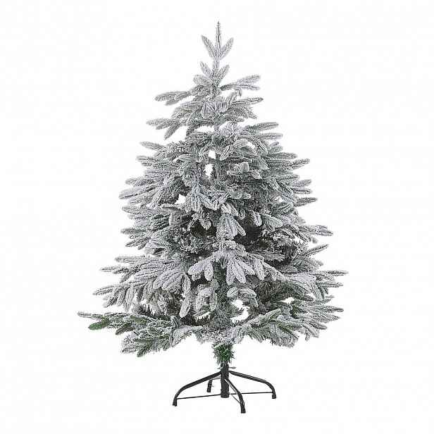 Beliani VÁNOČNÍ STROMEK 120 cm Bílý Bassie