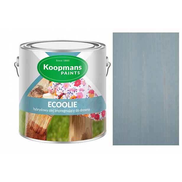 Koopmans Ecoolie Impregnační Olej Na Dřevo 2,5 L Šedý Azurový 200