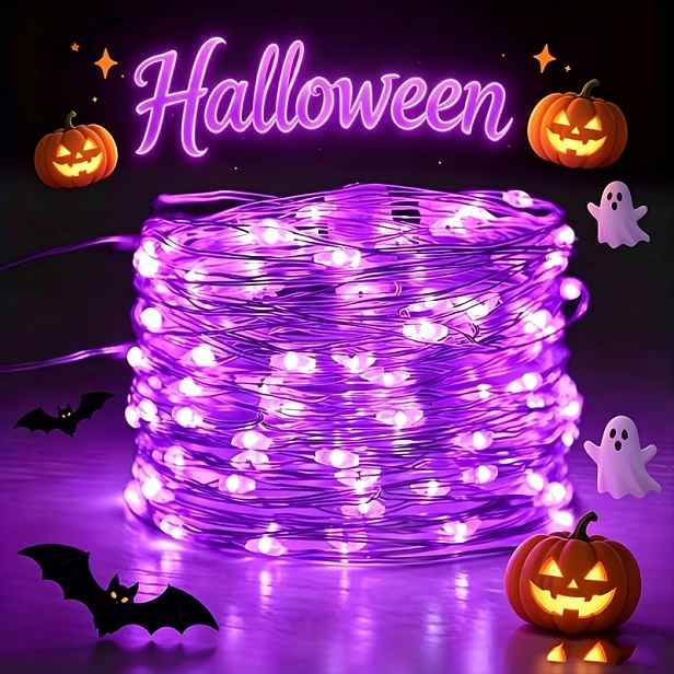 TEMU 5 ks LED světla, mini pohádková světla pro domácí párty Vánoce/Halloween sváteční dekorace