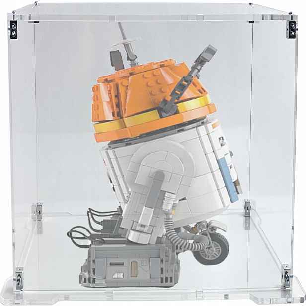 Vitrína s podstavcem pro stavebnici Lego 75416 Star Wars Droid Chopper (C1-10P)