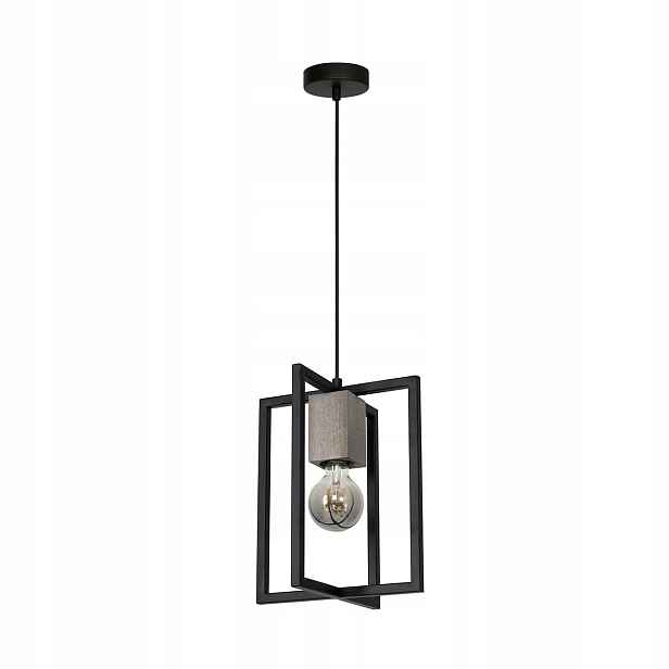 Moderní černá závěsná lampa nad stůl Milagro