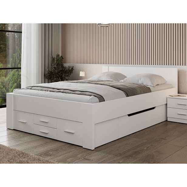 Postel Iwetta 140x200 cm, bílá