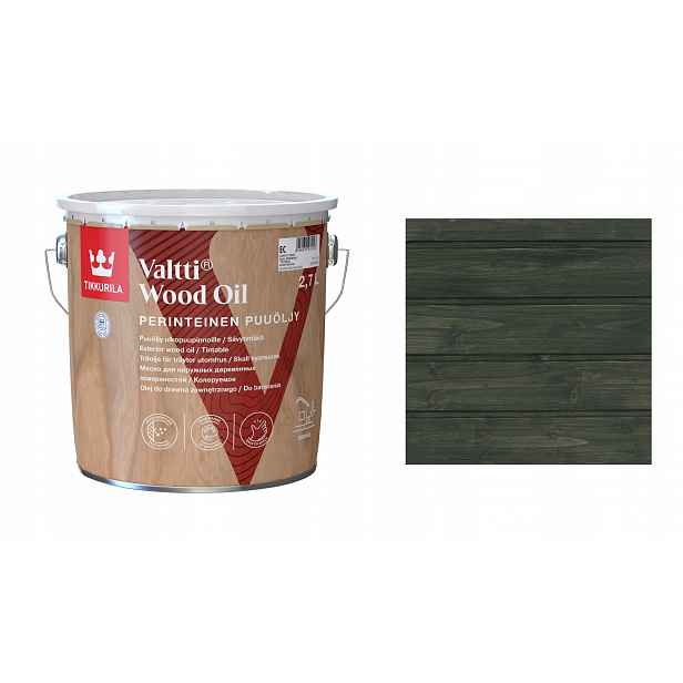 Tikkurila Valtti Wood Oil 2,7 L 241A Dark Woods Rozpouštědlový Olej