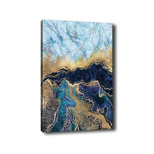 Wallity Obraz na plátně Marble river 50x70 cm