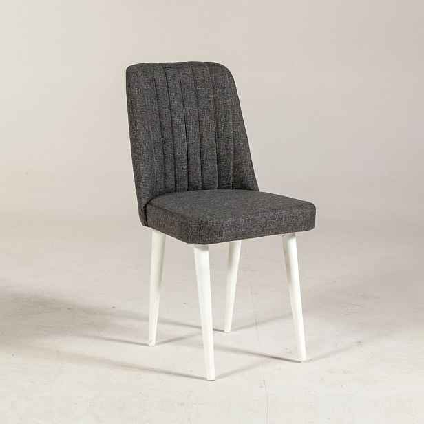 Židle Vina Sandalye Anthracite, White
