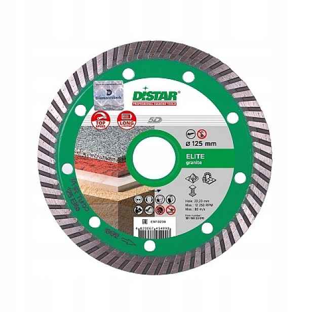 Diamantový Kotouč Turbo 125 x 2,2 x 10 x 22,23 Elite