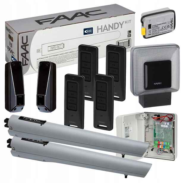 Faac Handy Lampa Xled Dálkové ovládání XT4FDS 4ks Pohon pro dvoukřídlou bránu