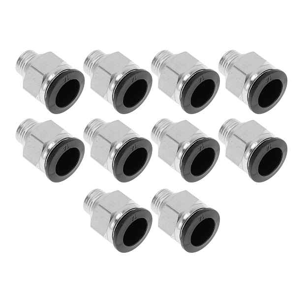 Pneumatické spojky Push to Connect 35/64 palců závit 1/4 Bspt 10 kusů