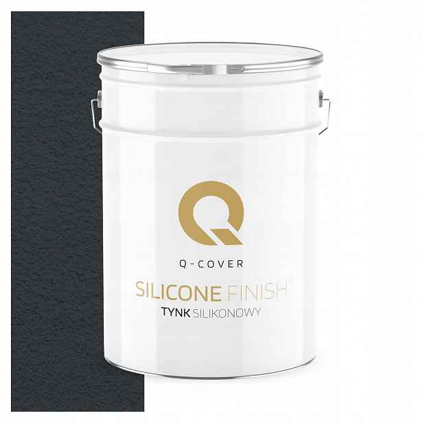 Silikonová Fasádní Omítka Antracit 15 Kg Beránek Granulace 1.0 mm Ral 7016