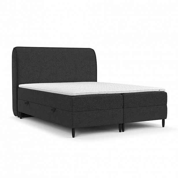 AltaBeds POSTEL BOXSPRING LUNARO 200/200 Antracitová