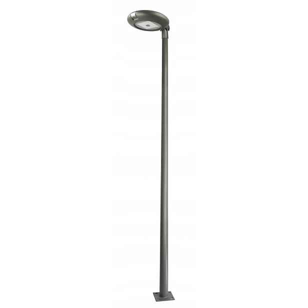 Led pouliční lampa 50W tmavě šedá 290 cm 3000K IP65 Su-ma