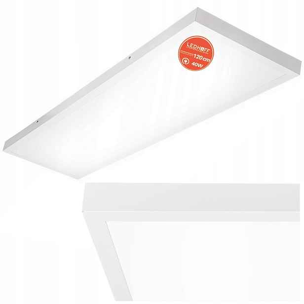 Led stropní panel 120x30 stropní svítidlo na strop do kanceláře kancelářské osvětlení Pro
