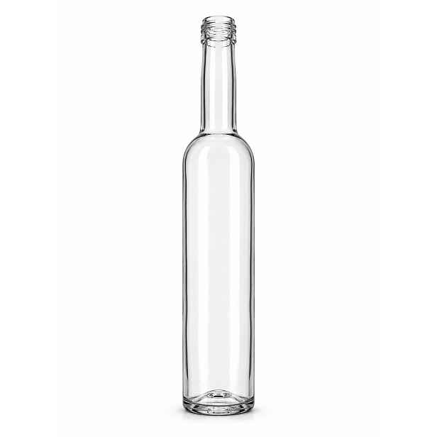 Skleněná lahev Silver Ice 350 ml PP 28