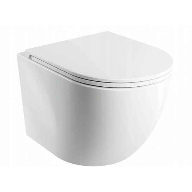 Závěsná Wc mísa Omnires bez příruby s deskou Silent Ottawaspmwbp