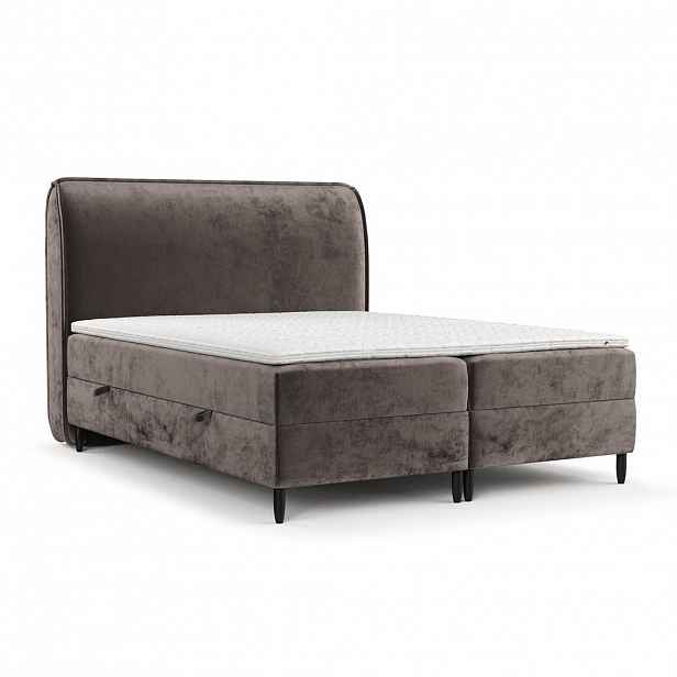AltaBeds POSTEL BOXSPRING LUNARO 140/200 Hnědá