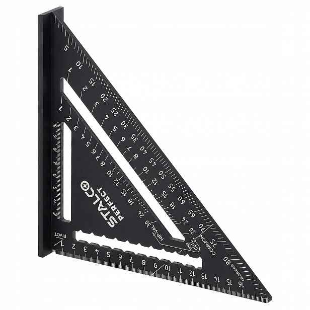 Hliníková stavební trojúhelník s patkou 300 mm Stalco Perfect S010417411