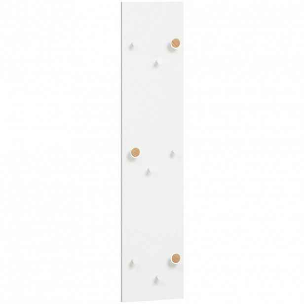MID.YOU ŠATNÍ PANEL, bílá, 24,5/109/2,6 cm