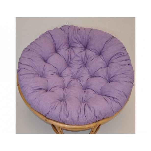 Polstr na PAPASAN 110 cm (průměr sedáku 120 cm) - fialový MELÍR