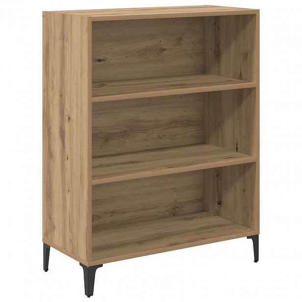 vidaXL Servírovací skříň Artisanový dub 69,5 x 32,5 x 90 cm