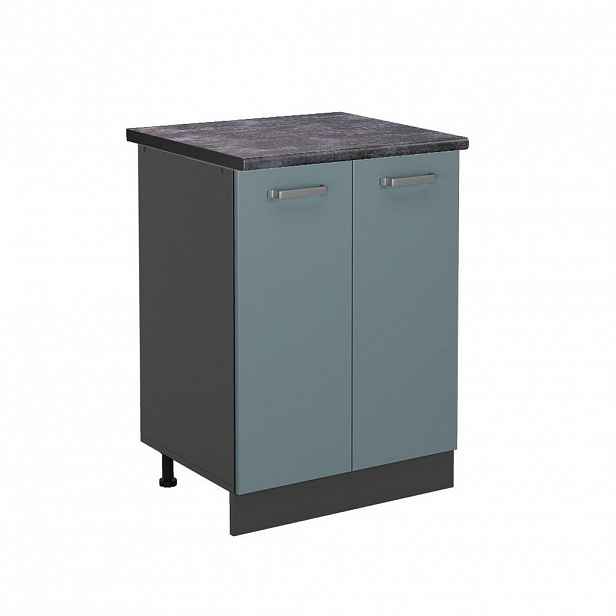 Vicco SPODNÍ SKŘÍŇKA KUCHYŇSKÉ LINKY R-Line Modrošedá 60 cm , PD Antracit