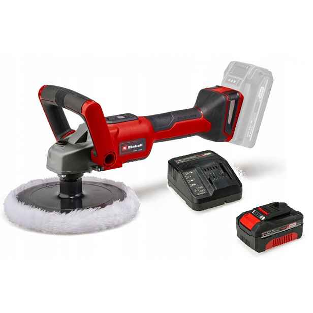 Einhell Úhlová Leštička Ce-cp 18/180 Li E 2093320 Sada Akumulátor 4AH