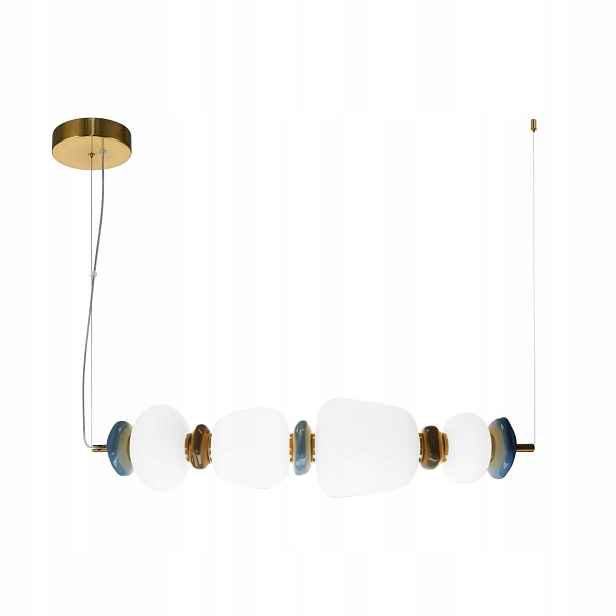 Závěsná Led lampa Pendel Zlatá Evans 22W 2660lm 3000K Nastavitelná Italux