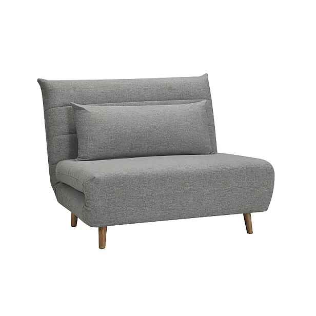 Casarredo Rozkládací pohovka SPIKE VELVET šedá/buk