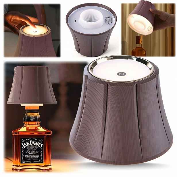 Noční lampa stolní Led lampa na láhev 26-30 mm Diy