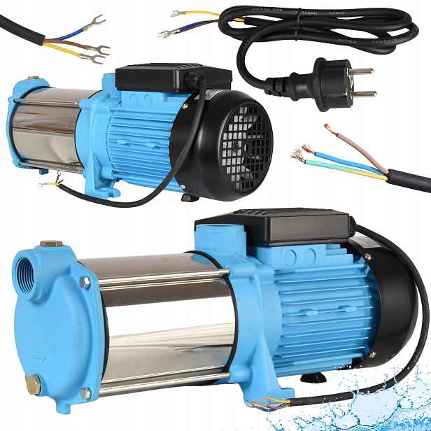 Povrchové Čerpadlo 1300 W 100 L/min, 5 Rotorů Pro Vodu Z Hydroforové Zahrady