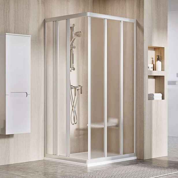 Ravak Supernova - Sprchové dveře ASRV3-90, 87-89 cm, satin/sklo Grape 15V70UR2ZG