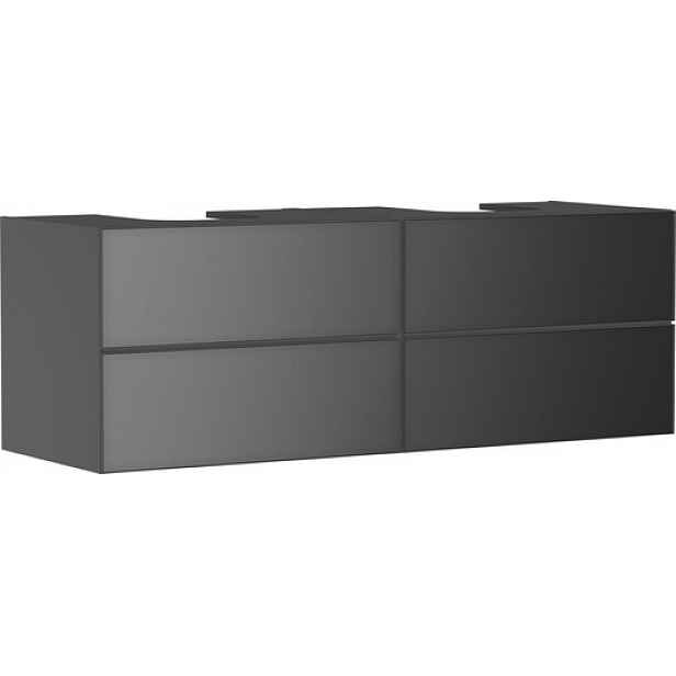 Skříňka pod umyvadlo pod desku Hansgrohe Xevolos E 157x55,5x55 cm břidlicová matná šedá mat 54201770