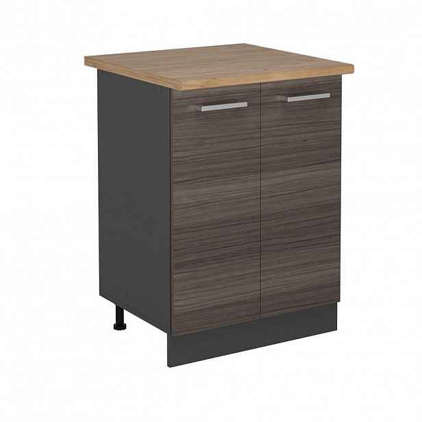 Vicco SPODNÍ SKŘÍŇKA KUCHYŇSKÉ LINKY R-Line Ušlechtilá šedá 60 cm , PD Dub