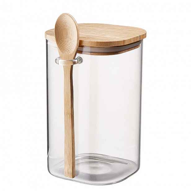 Butlers COMPOSITION Skladovací dóza skleněná 1,2 l