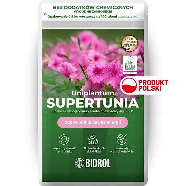 Biorol organický zlepšovač půdy Supertunia Petunia Surfinia hnojivo 3 ks