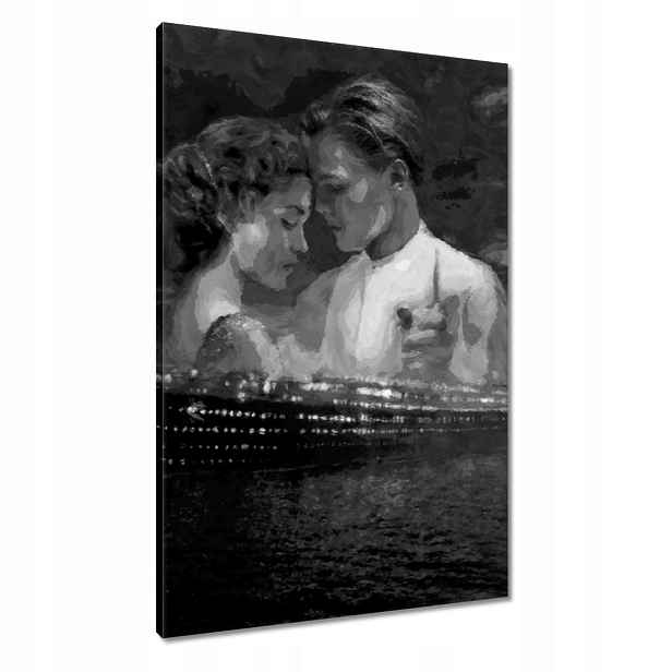Obrazy 60x90 Titanic Černobílé