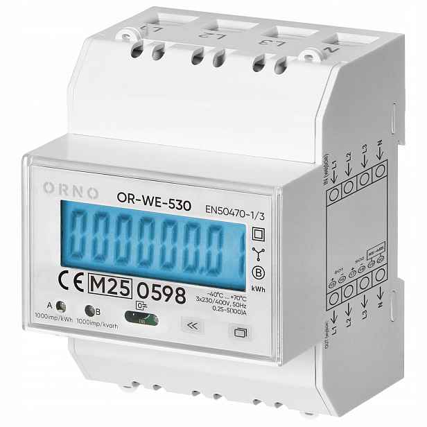 Počítadlo Orno 400 V IP20 1 A