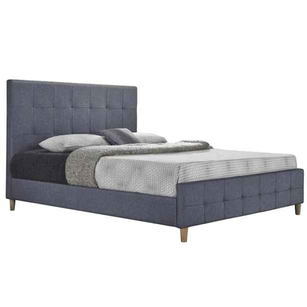 Tempo Kondela Manželská postel Balder New, 180x200 - šedá