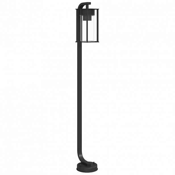 vidaXL Venkovní stojací lampa černá 100 cm nerezová ocel