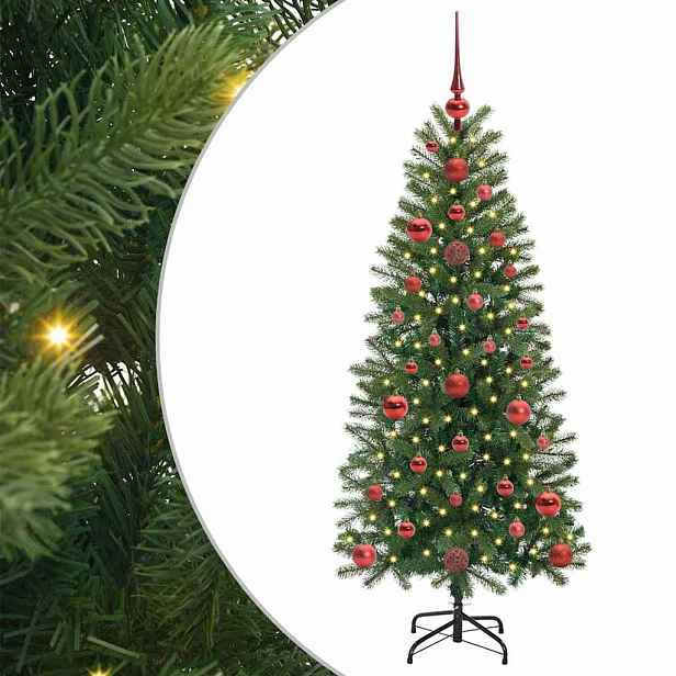 vidaXL Umělý vánoční stromeček Zelená 120 cm PE a PVC