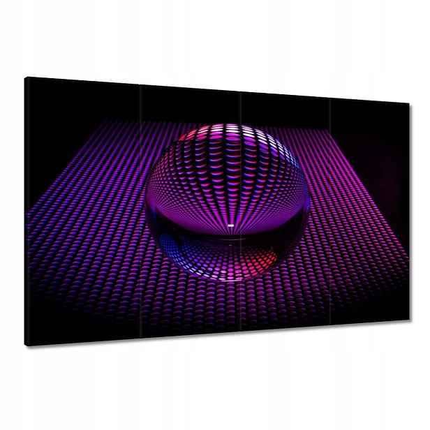 Obrazy 120x80 Fialová koule