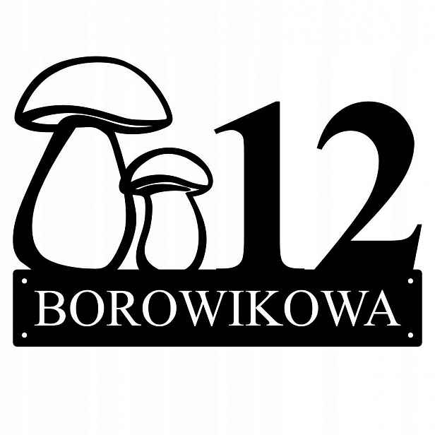 Číslo Na Dům 80cm Tabule Adresa Ocel 2MM Grafika 164