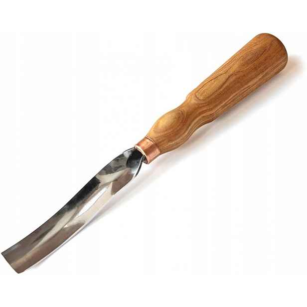 Řezbářské dláto ohnuté dlouhé 22 mm Beavercraft