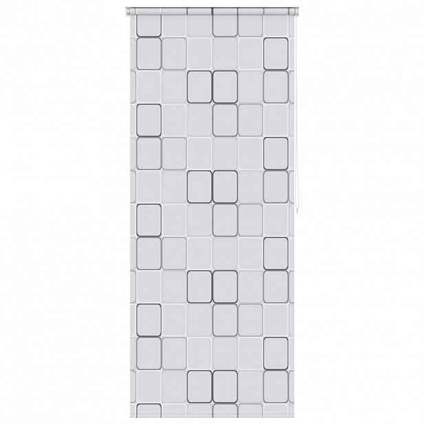 vidaXL Sprchová roleta 80 x 240 cm čtvercový vzor
