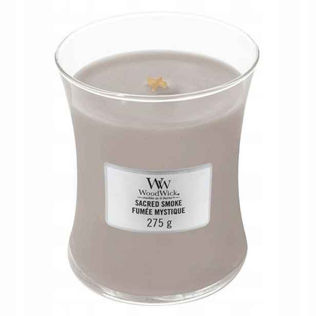 WoodWick střední svíčka Sacred Smoke 275 g