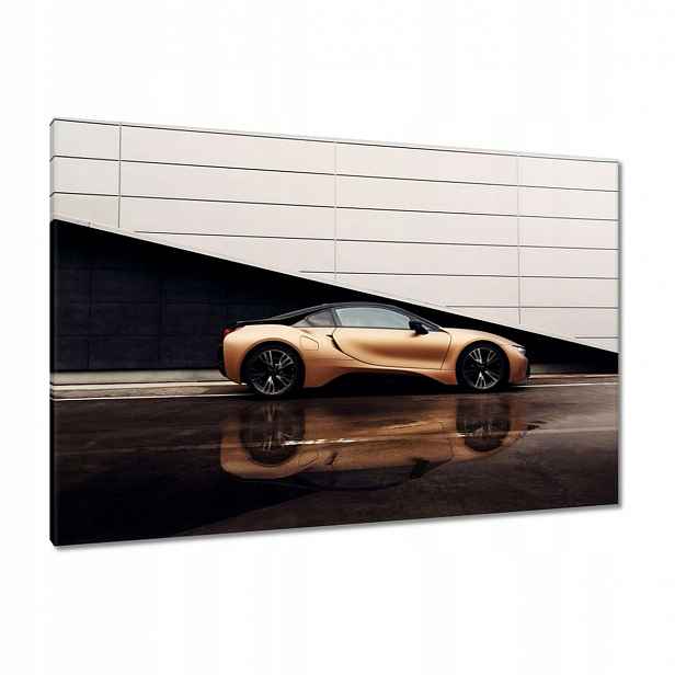 Obrazy 120x80 Zlaté Bmw Auto