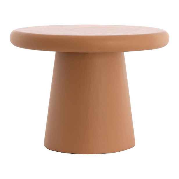 Kulatý konferenční stolek v terakotové barvě ø 60 cm Kulona – Light & Living