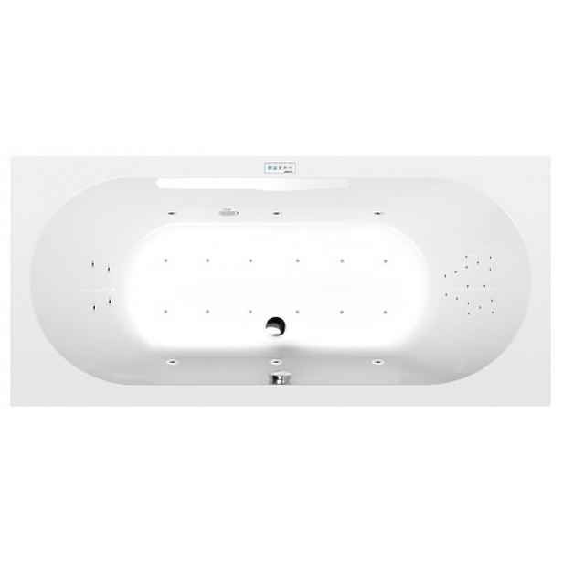 Masážní vana Polysan Levana 170x80 cm Highline Hydro-Air akrylát levá i pravá 71745.6010