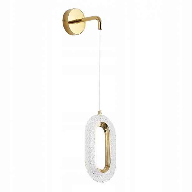Nástěnná Led lampa Zlatá Moderní závěsná lampa Glamour Toolight