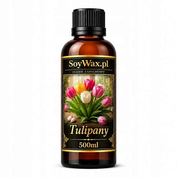 Vonný olej na svíčky Tulipány na svíčky 500 ml